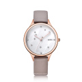 China manufacture custom logo fashion simple rose gold case ladies automatic wrist watches